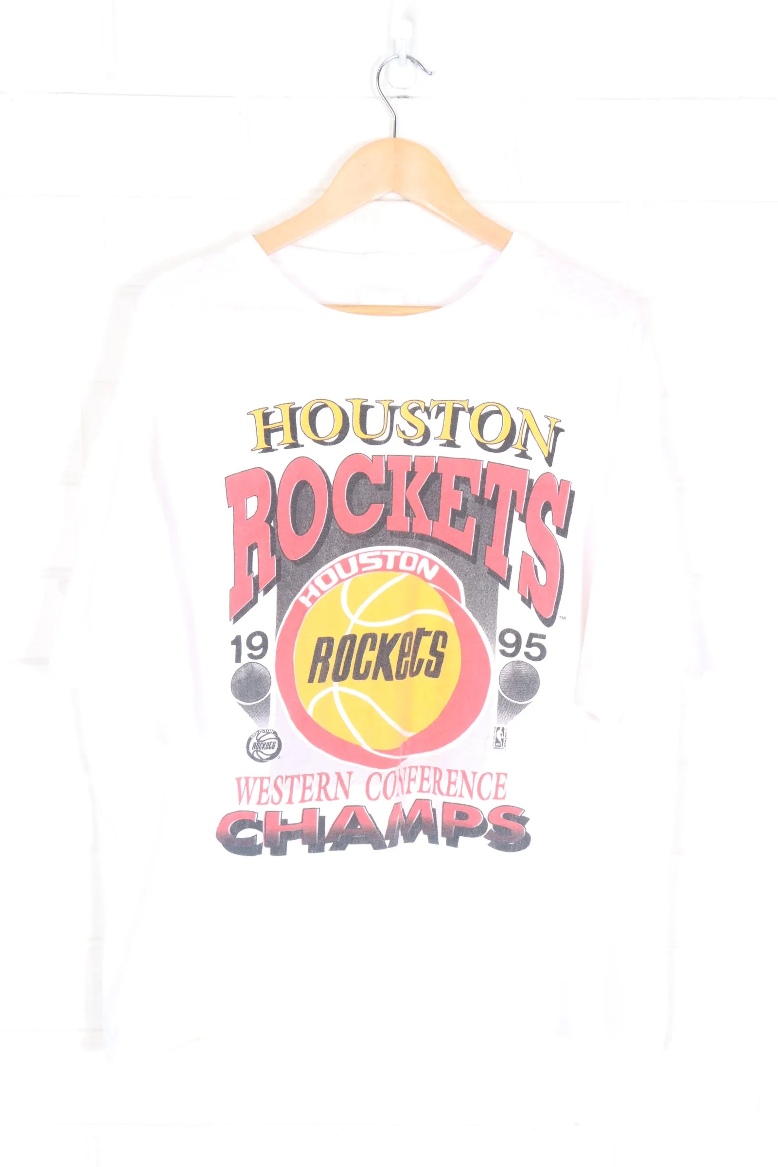 1995 Vintage Houston Rockets Basketball Tee (XXL)