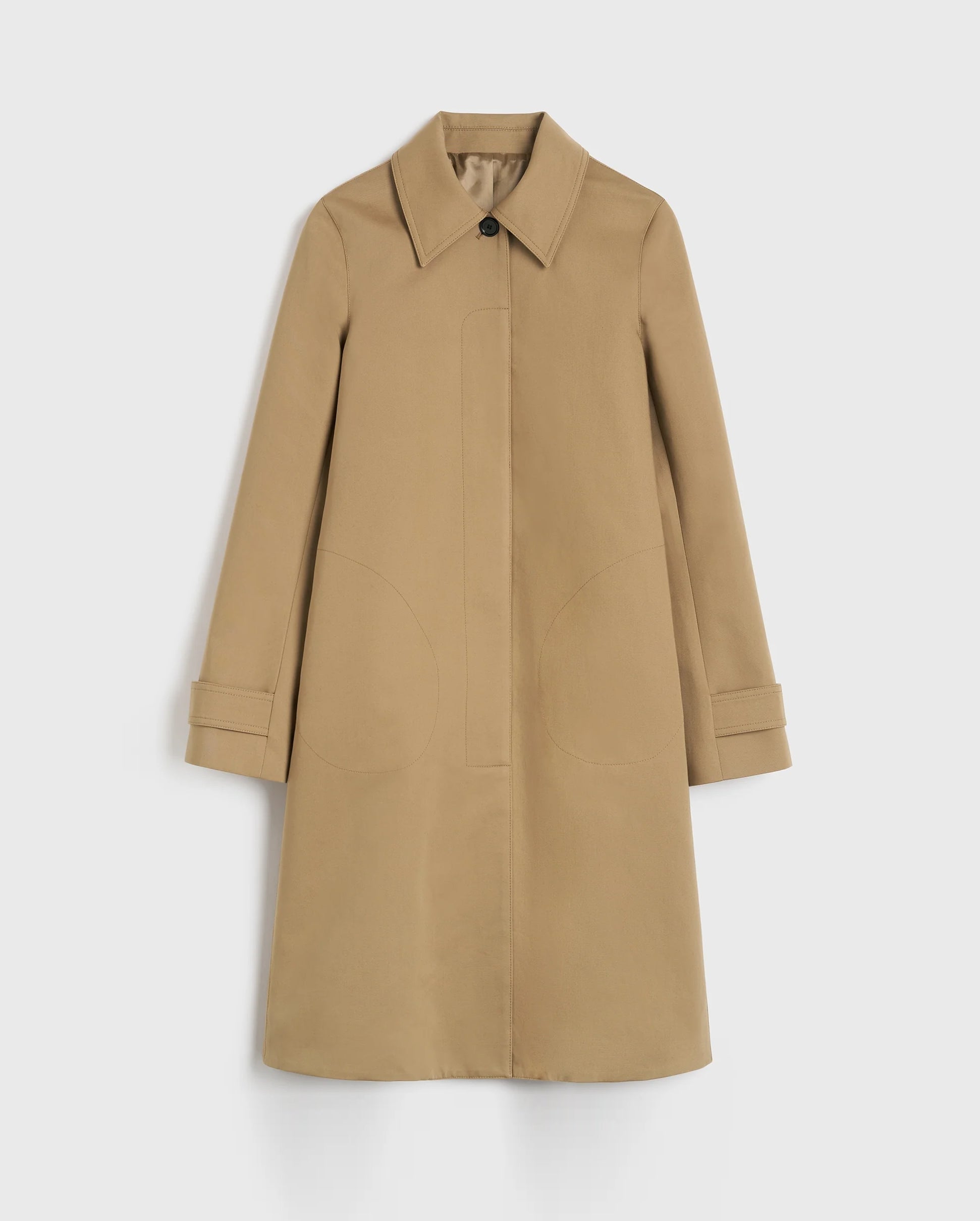 A-LINE CAR COAT / CARAMEL