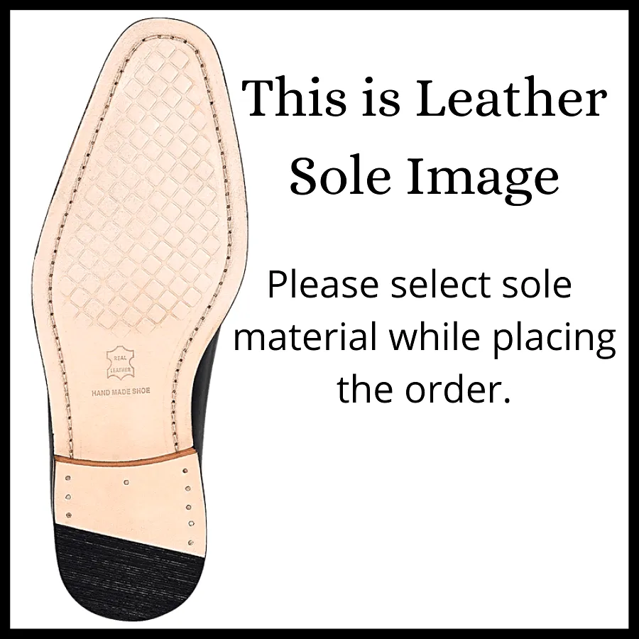 Adam Brogue Leather Sole Shoes - Clearance