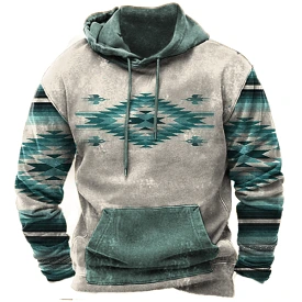 Aztec Cowboy Men's Hoodie