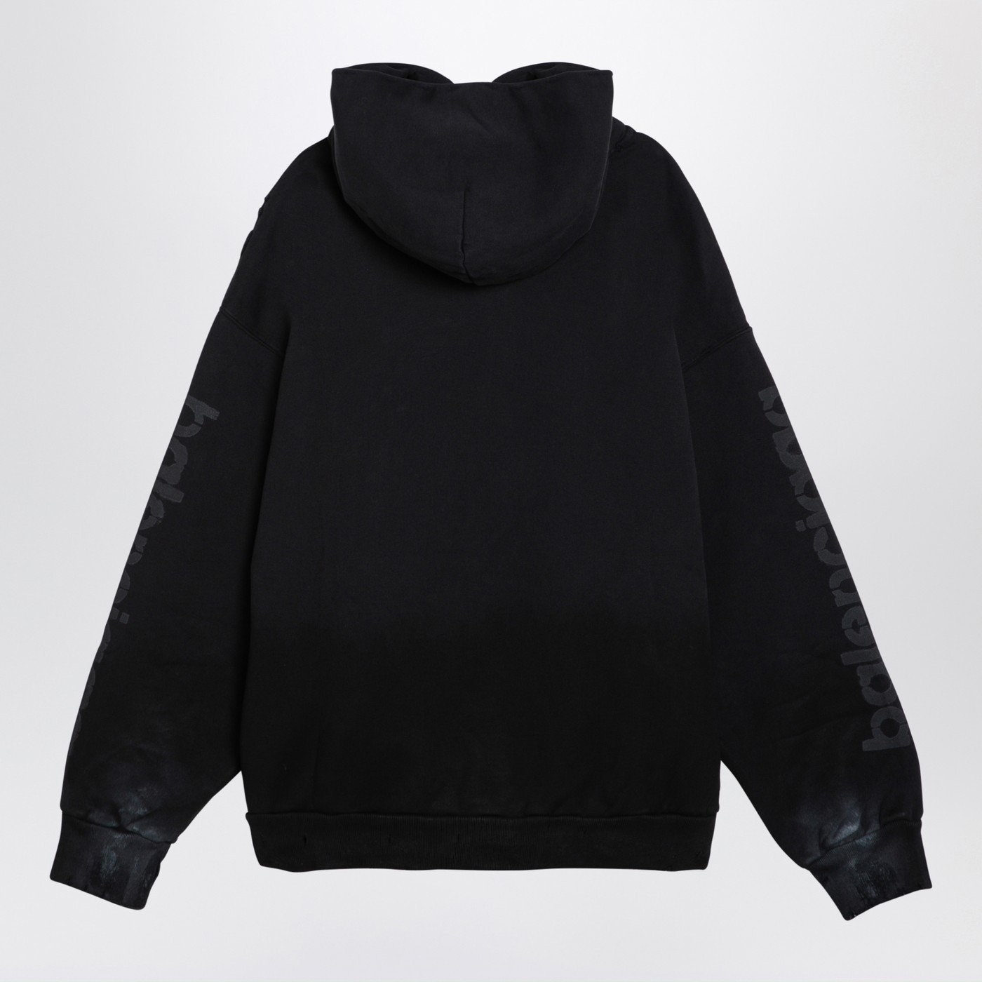 BALENCIAGA  |3b Stencil Hoodie Medium Fit in Black