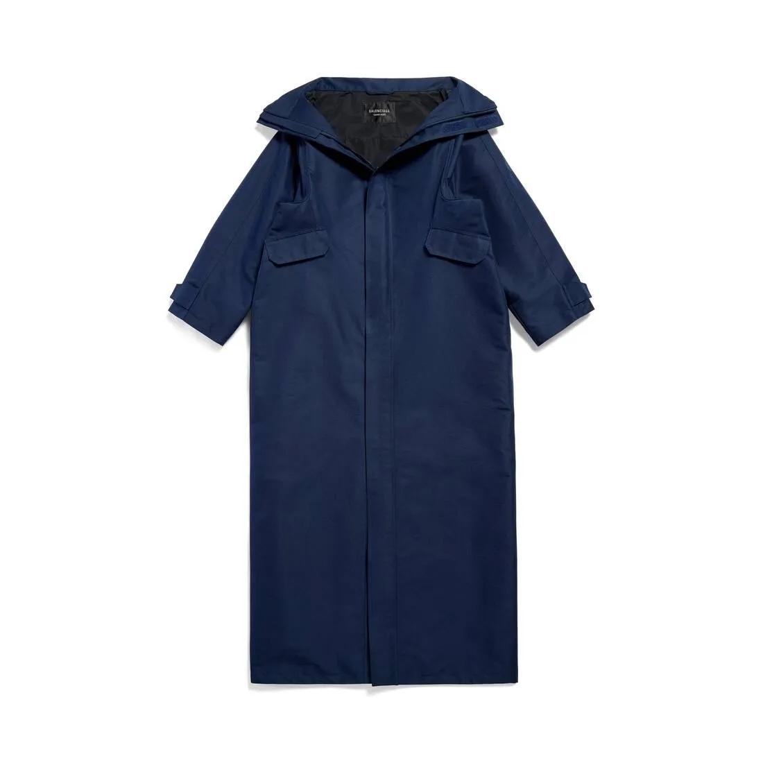 BALENCIAGA  |Women's Swing Maxi Parka in Dark Blue