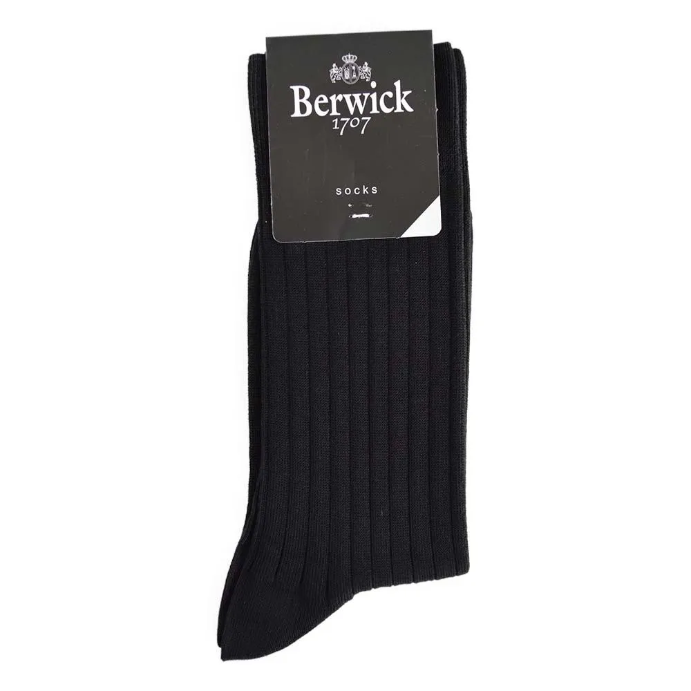 Berwick 1707 Cotton Blend Ribbed Socks