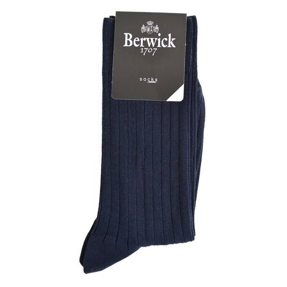 Berwick 1707 Cotton Blend Ribbed Socks