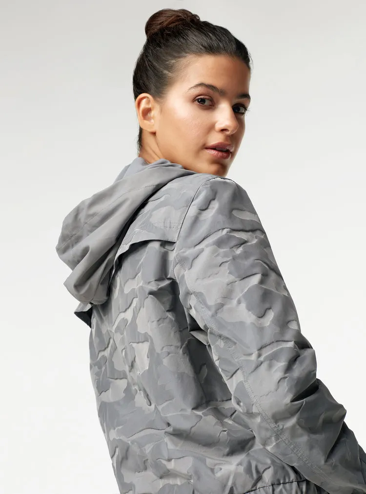 Blanc Noir Camo SkyFall Aviator Jacket