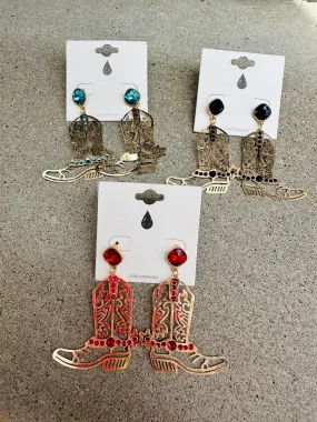 Boot Earrings