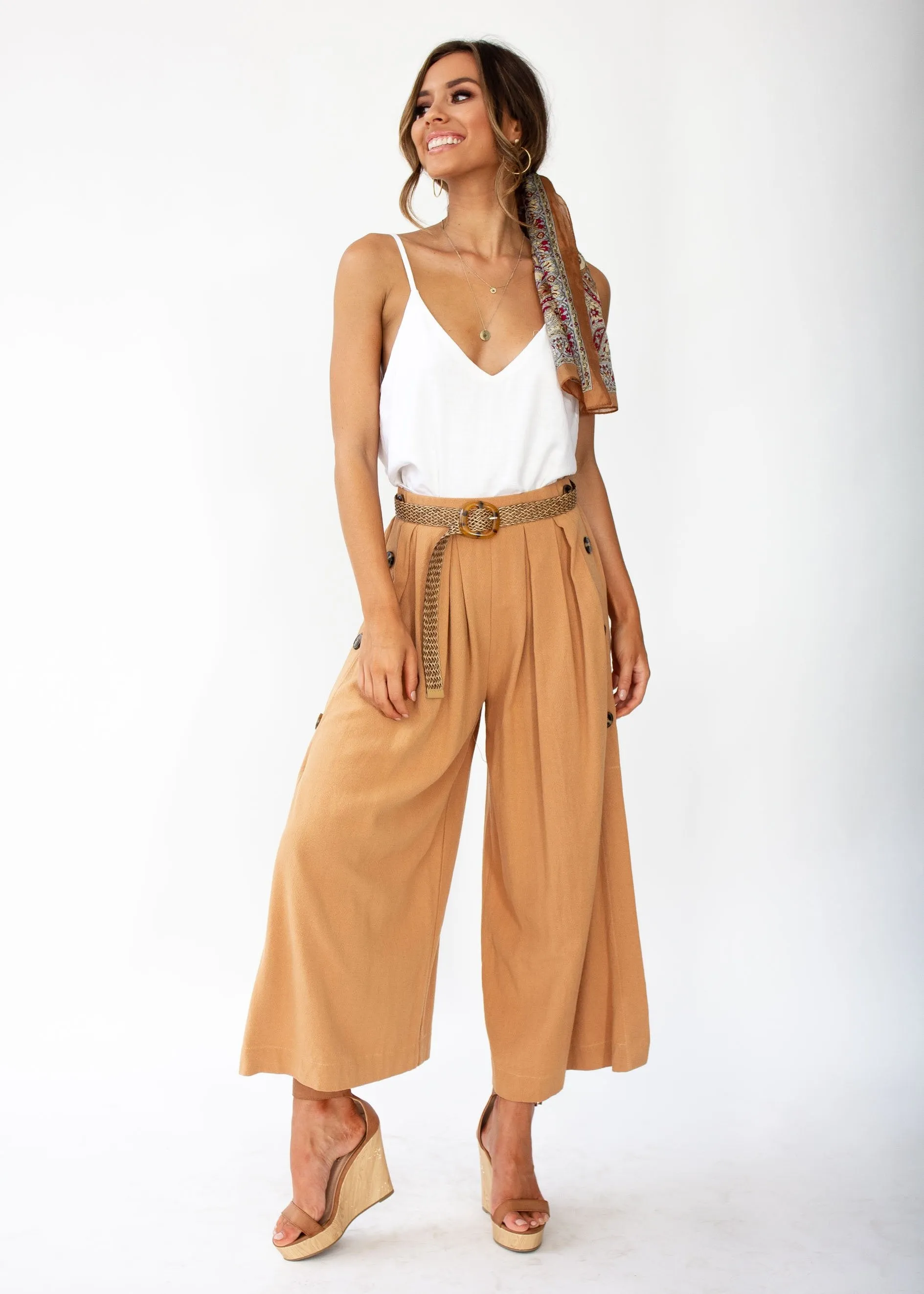 Brooklyn Culottes - Camel