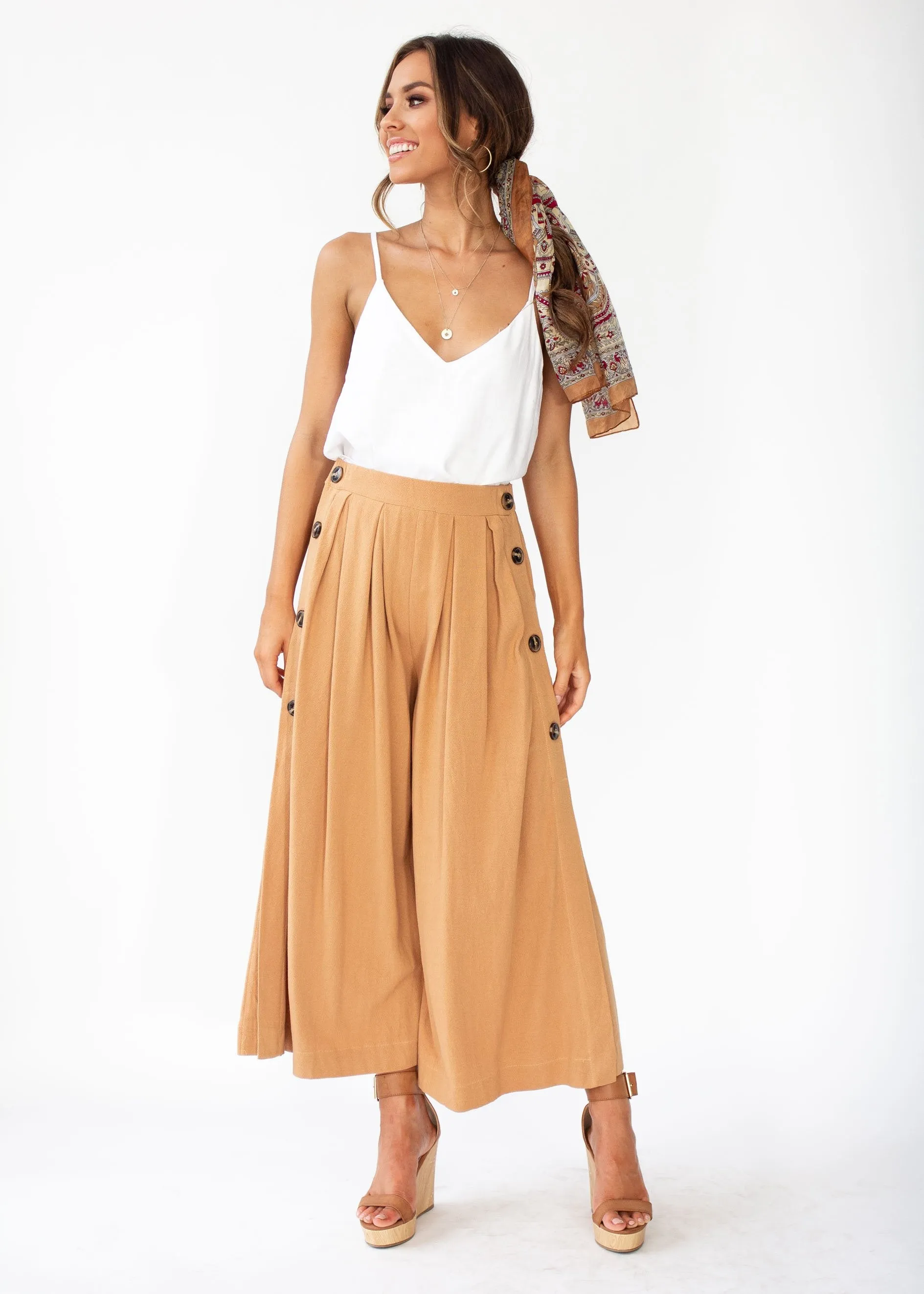 Brooklyn Culottes - Camel