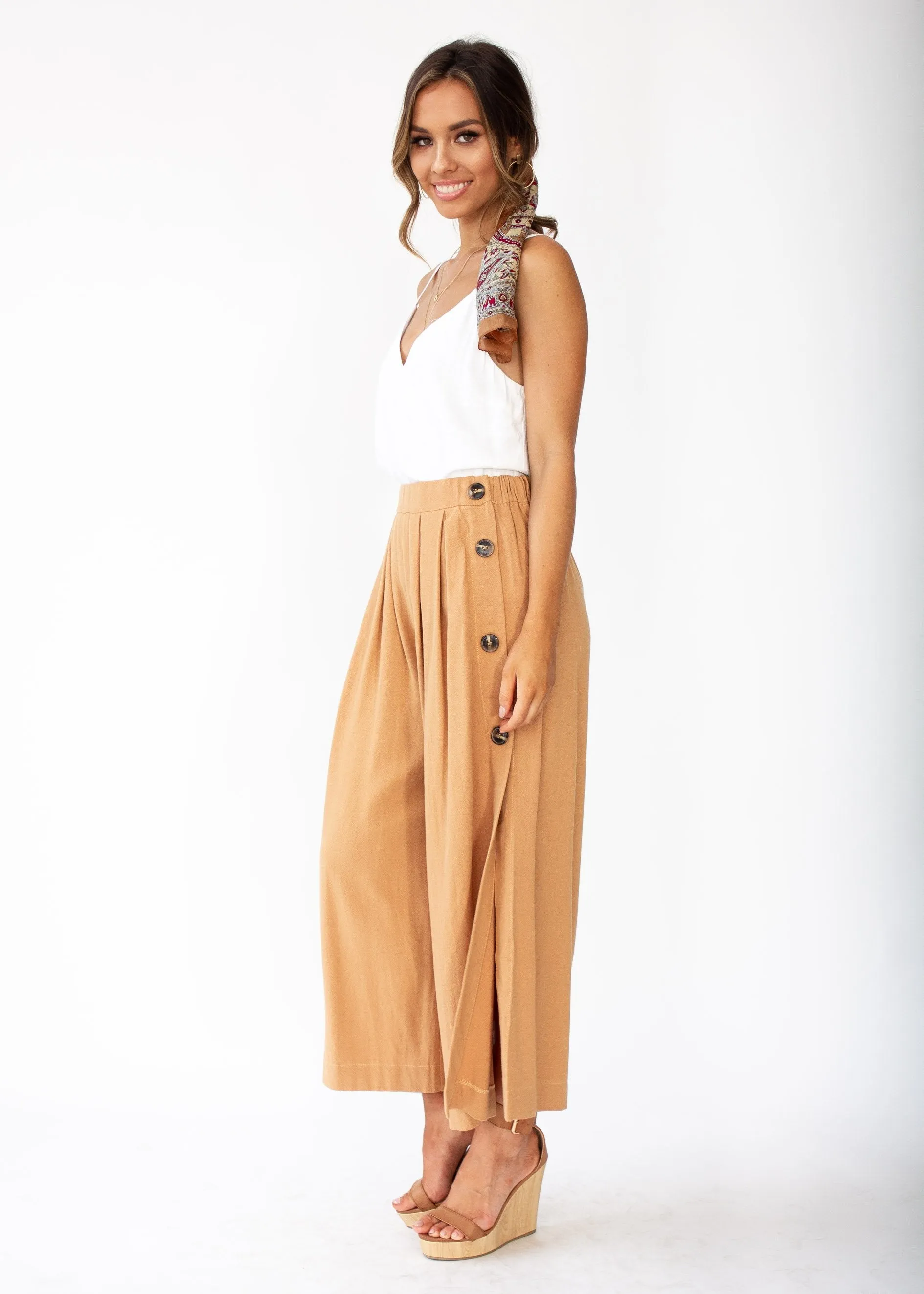 Brooklyn Culottes - Camel