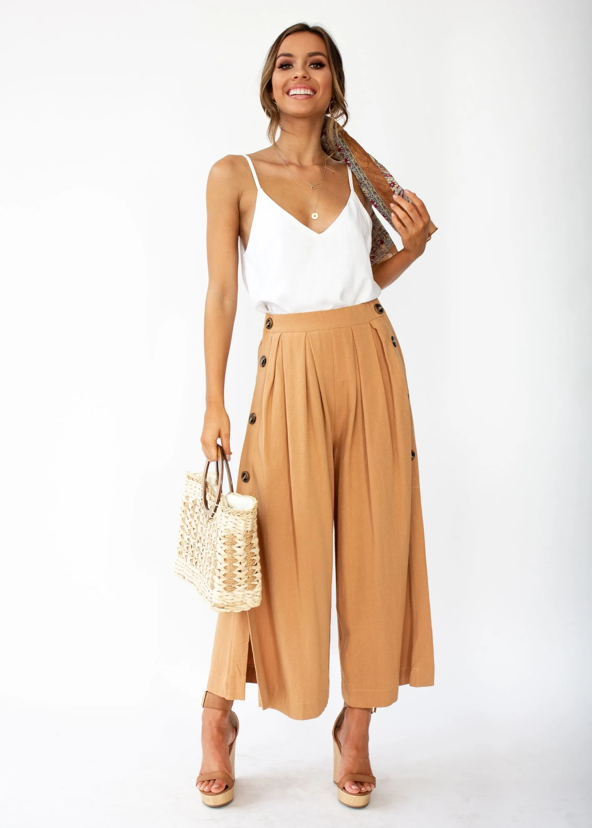 Brooklyn Culottes - Camel