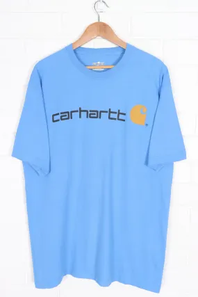 CARHARTT Big Logo Blue Tall T-Shirt (L)