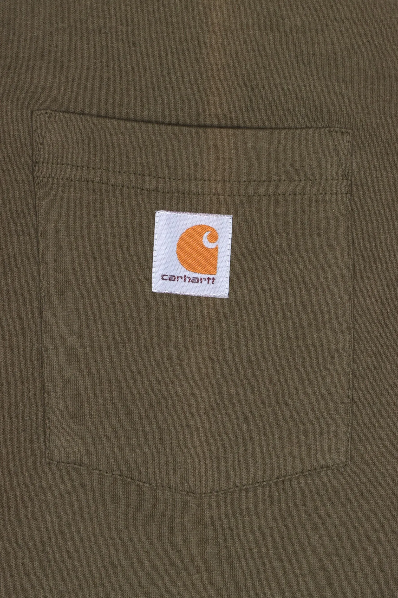 CARHARTT Olive Green 'Original Fit' Front Pocket T-Shirt (XXL)