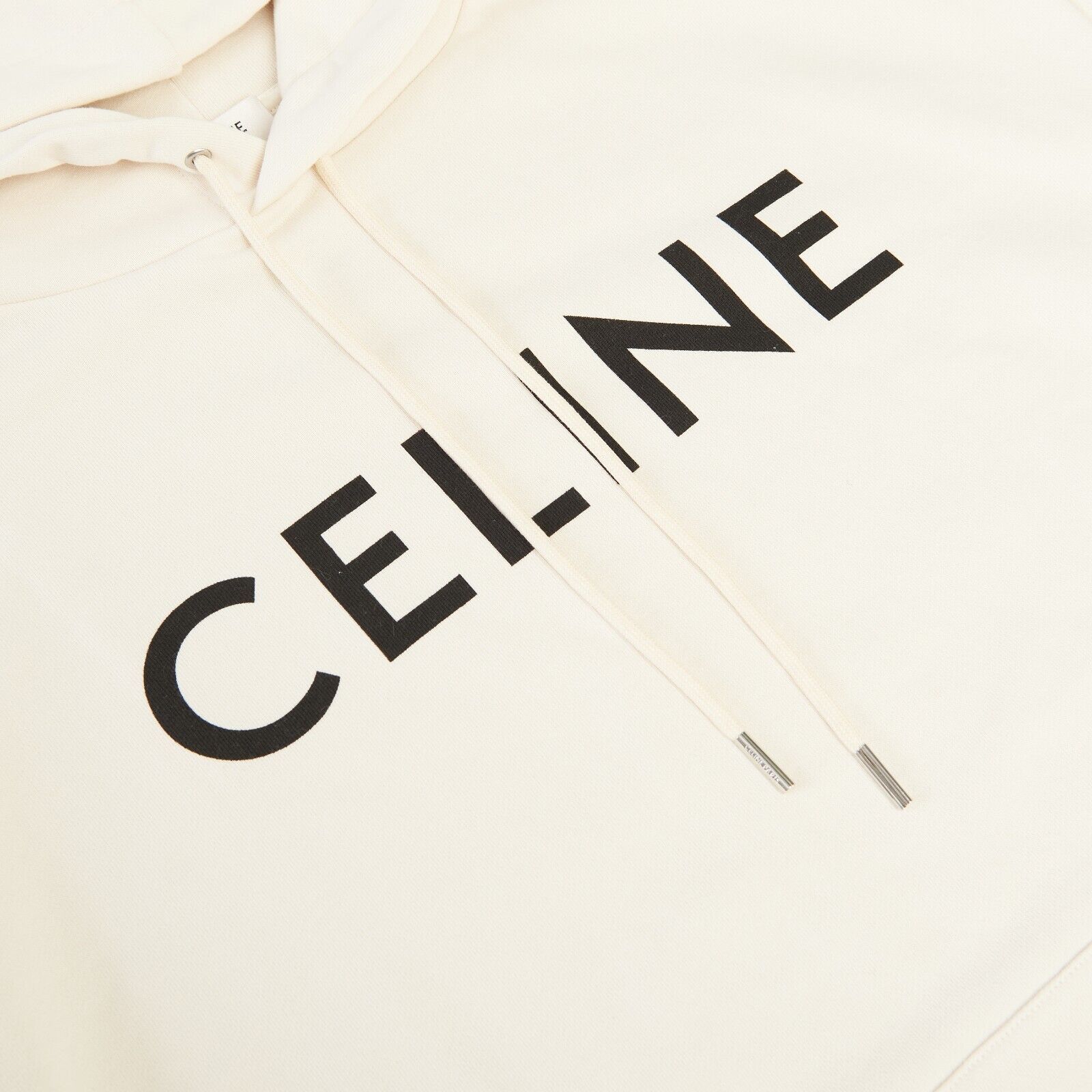 CELINE  |celine loose hoodie in cotton fleece