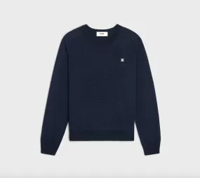 CELINE  |TRIOMPHE CREW NECK SWEATER IN WOOL  2AH80322U.07MR