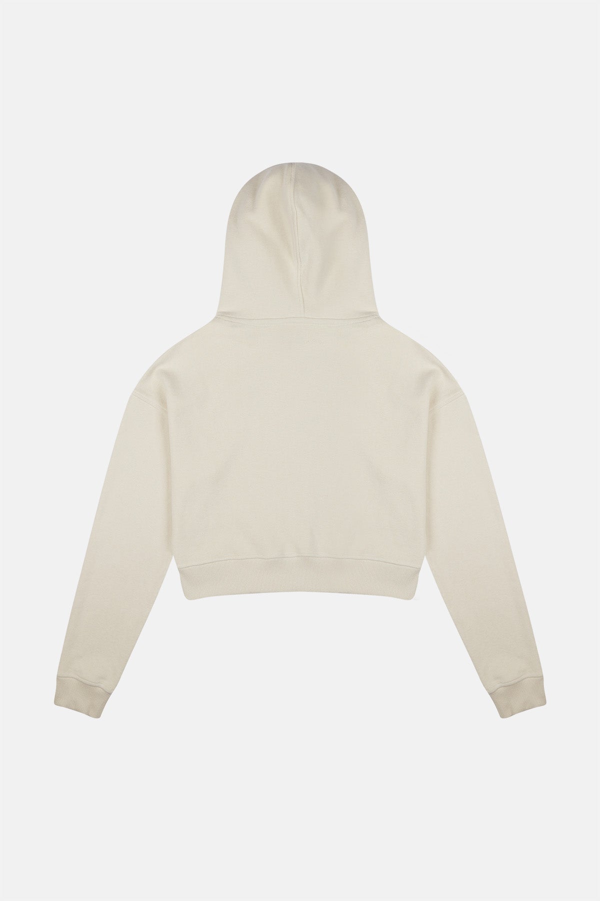 Chi & Chi Super Soft Crop Hoodie - Ekru