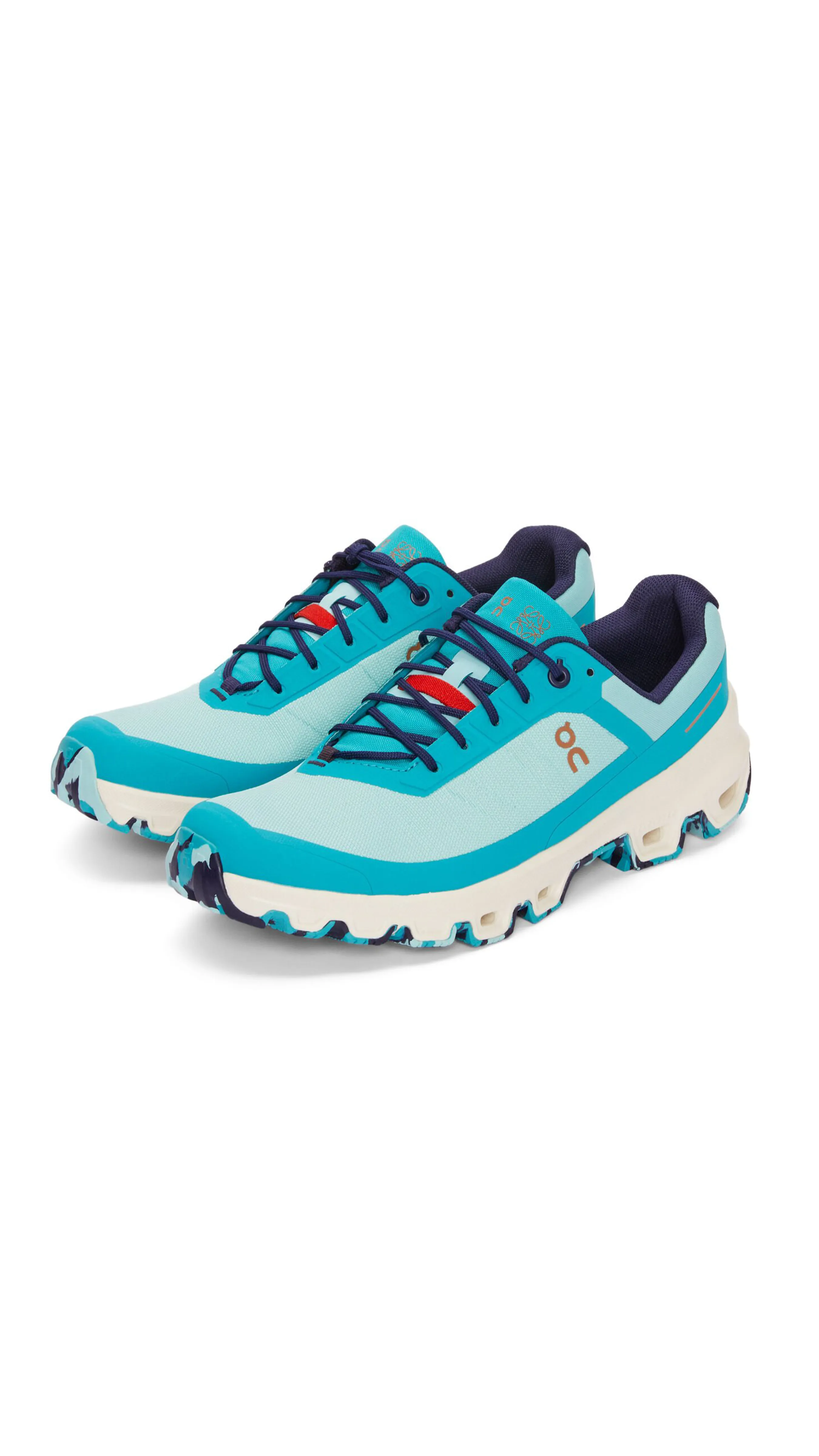 Cloudventure Running Shoe in Nylon - Pale Turquoise