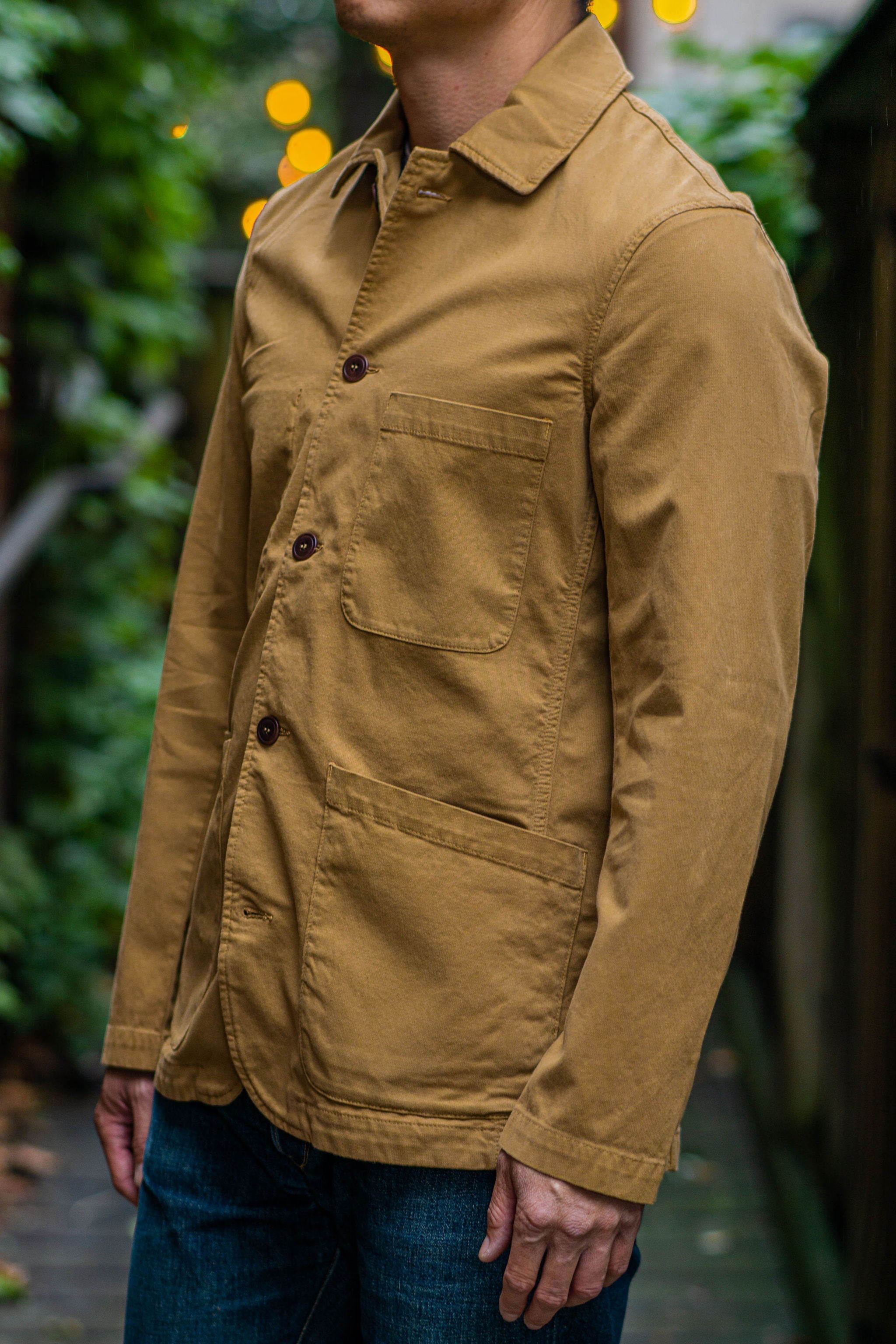 C.O.F. Studio Brewer Jacket - Cotton Structure Camel