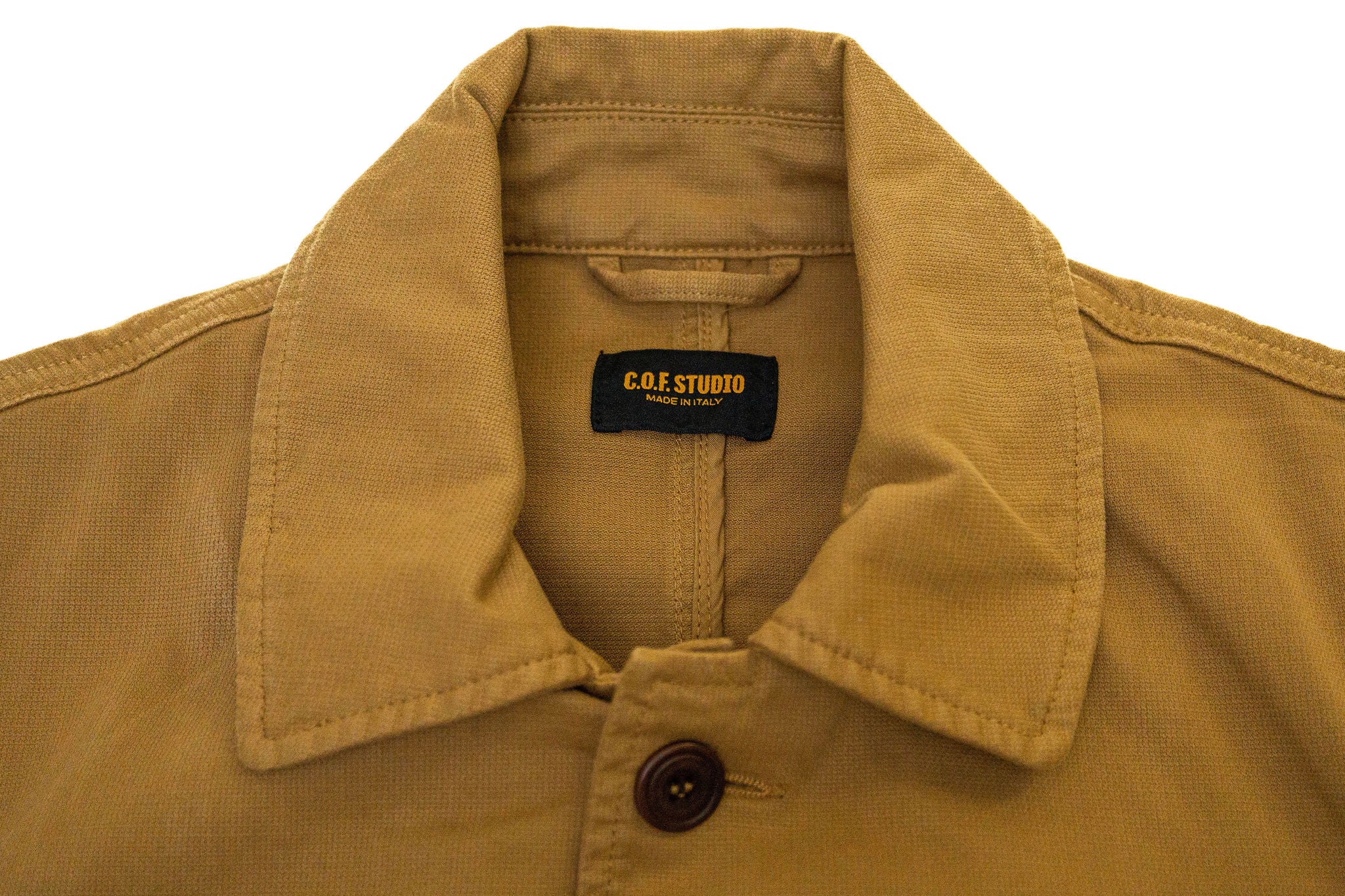 C.O.F. Studio Brewer Jacket - Cotton Structure Camel