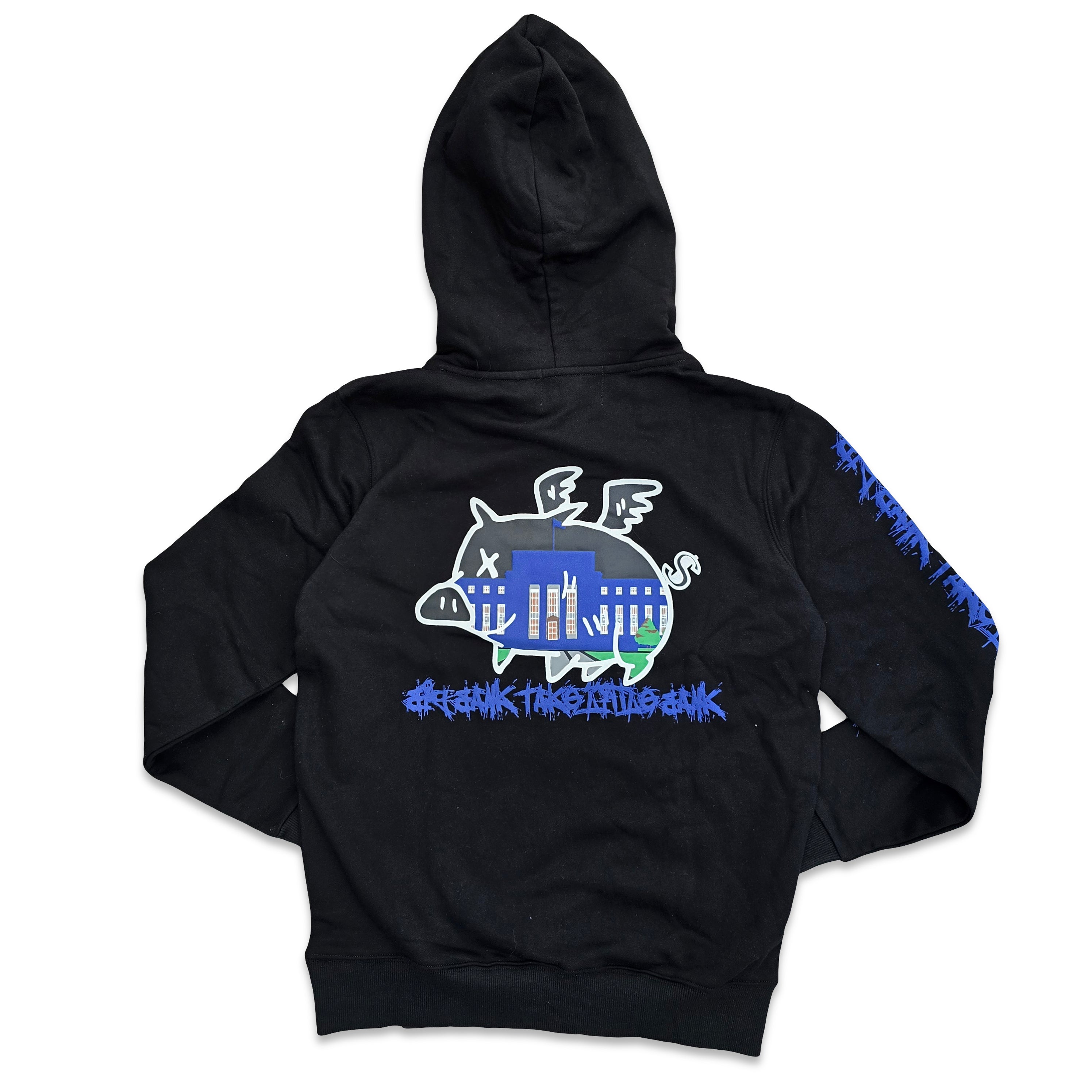 Denimicity BIG BANK Hoodie (BLACK/ROYAL)