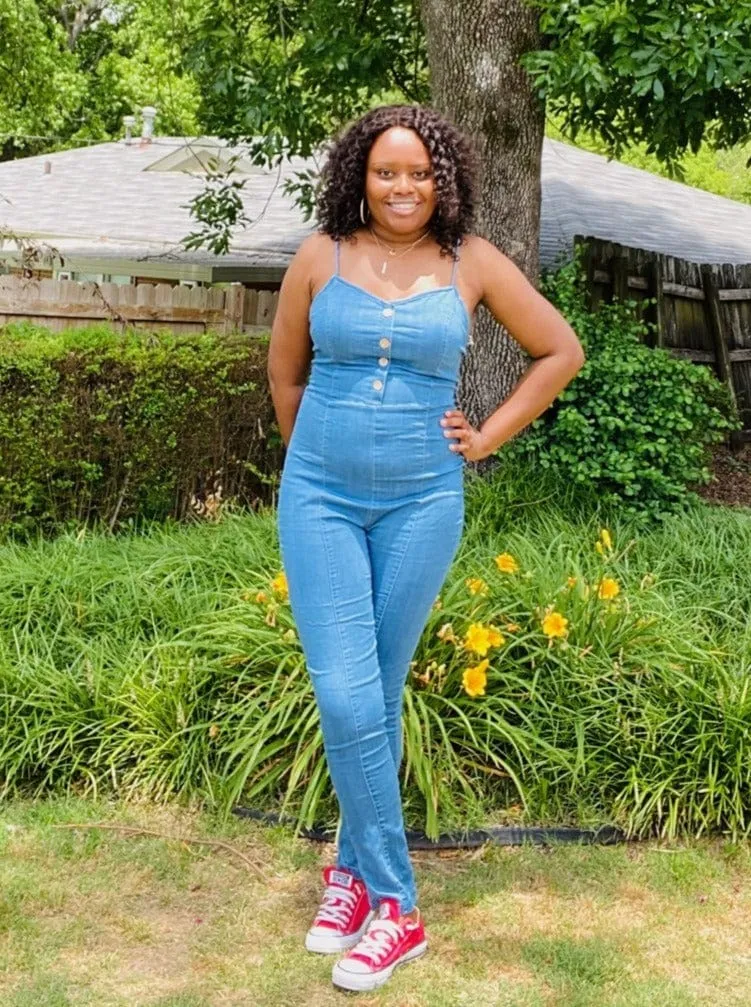 Draped in Denim |Jumpsuit