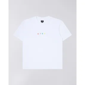 EDWIN Katakana Embroidery T-Shirt White