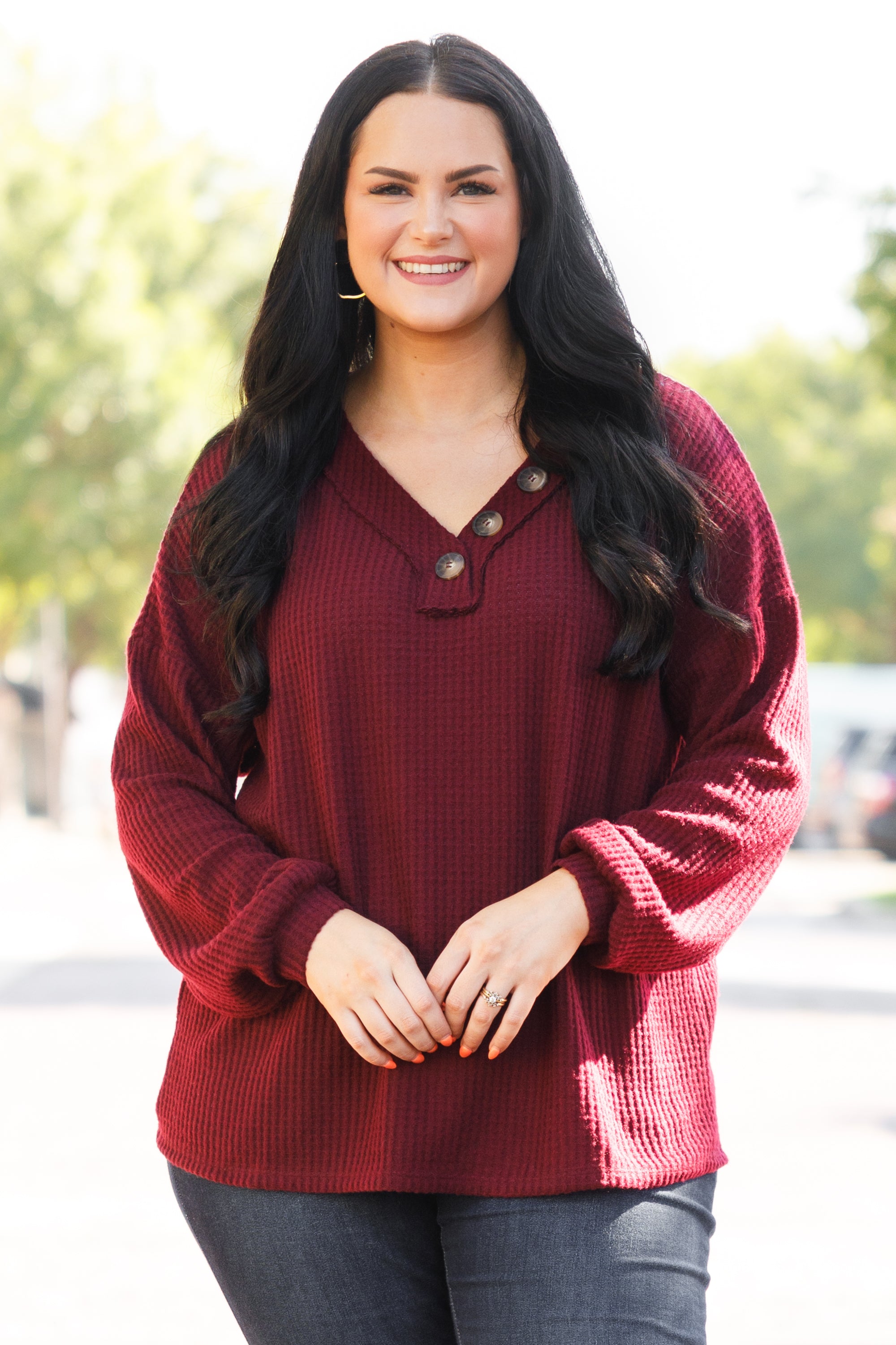 Fall Or Fly Sweater, Dark Burgundy