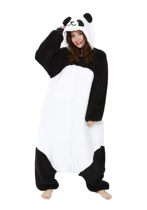 Fluffy Panda Kigurumi Pajamas