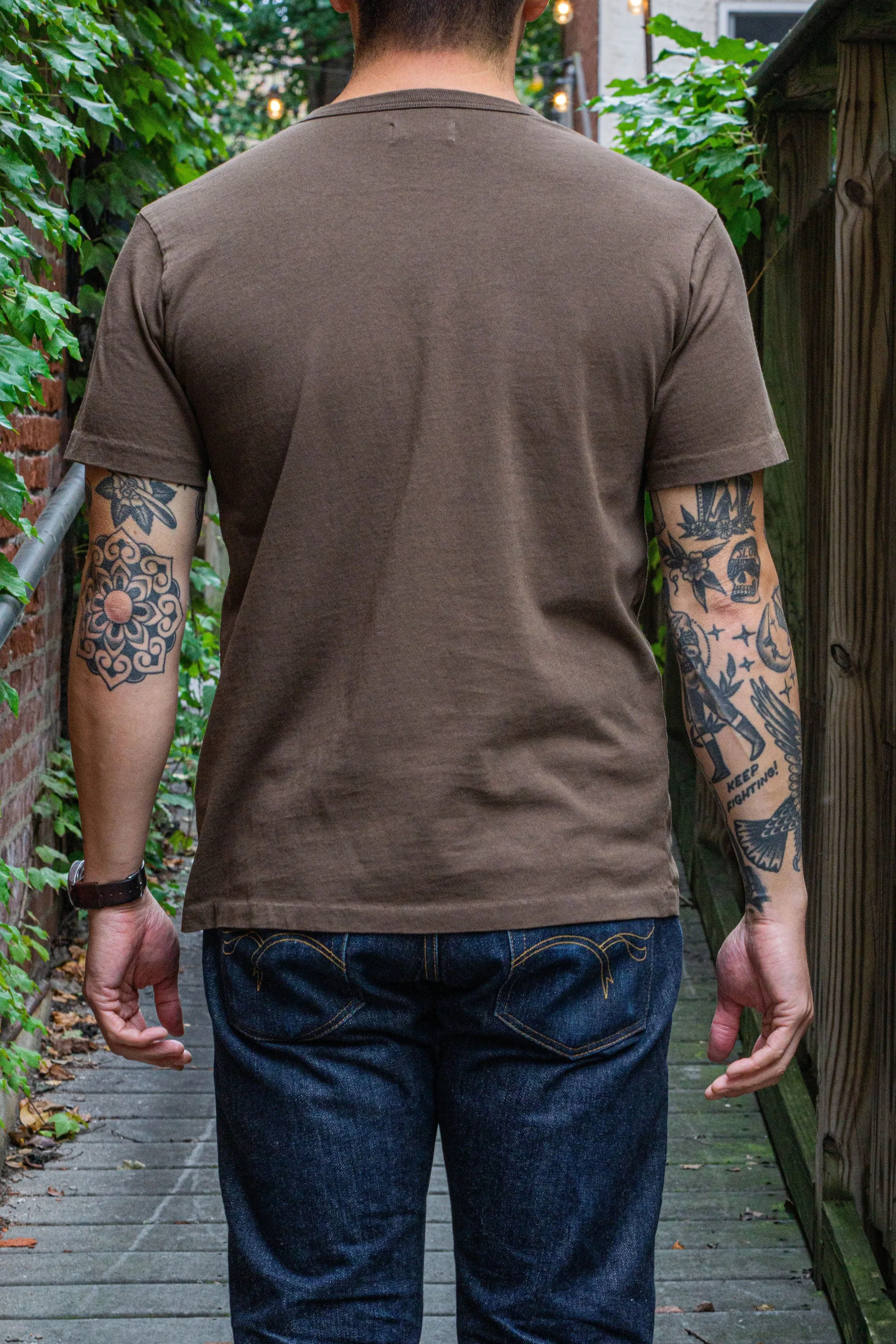 Freenote Cloth 9oz Pocket T-Shirt - Cedar