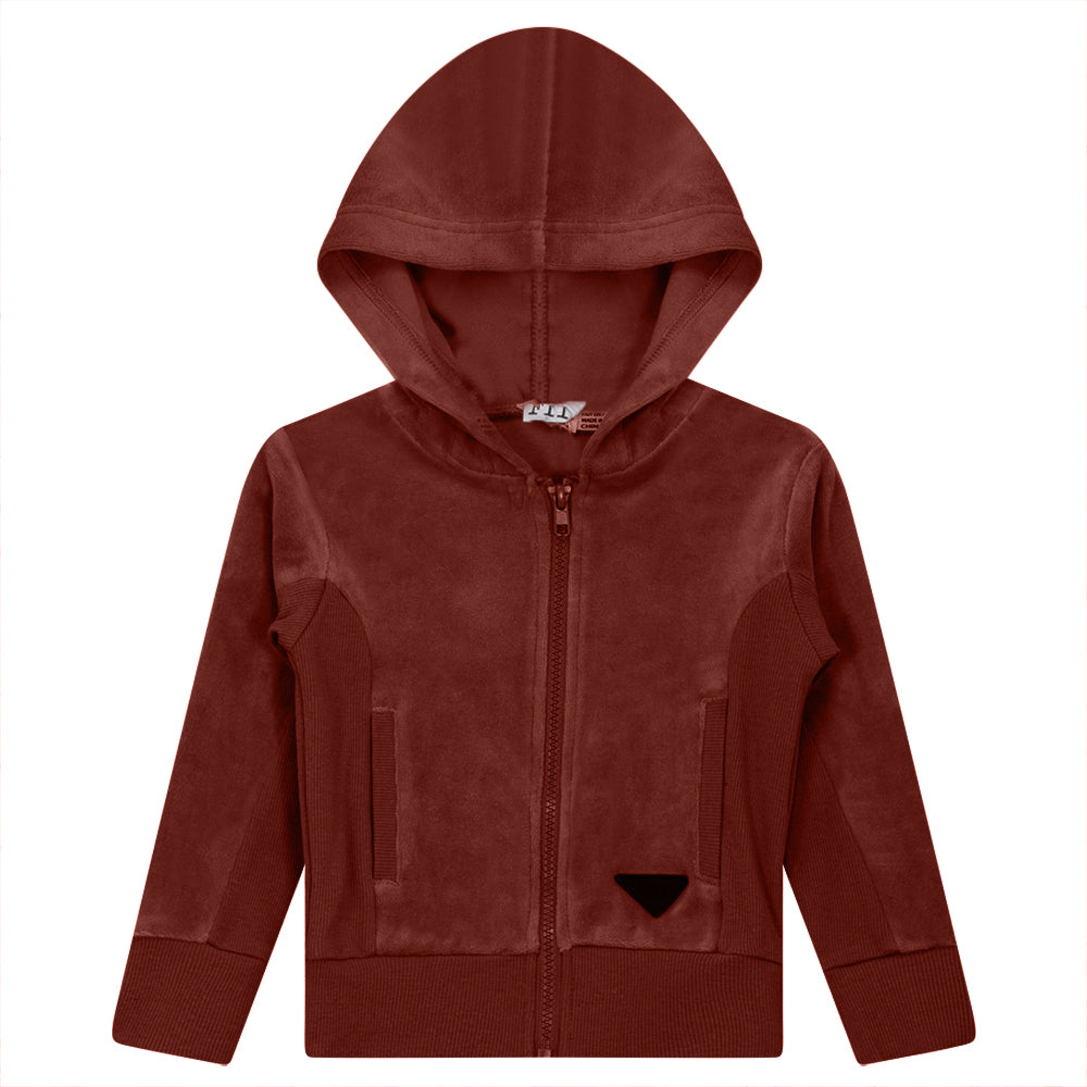 FYI Wood Smoke Velour Hoody