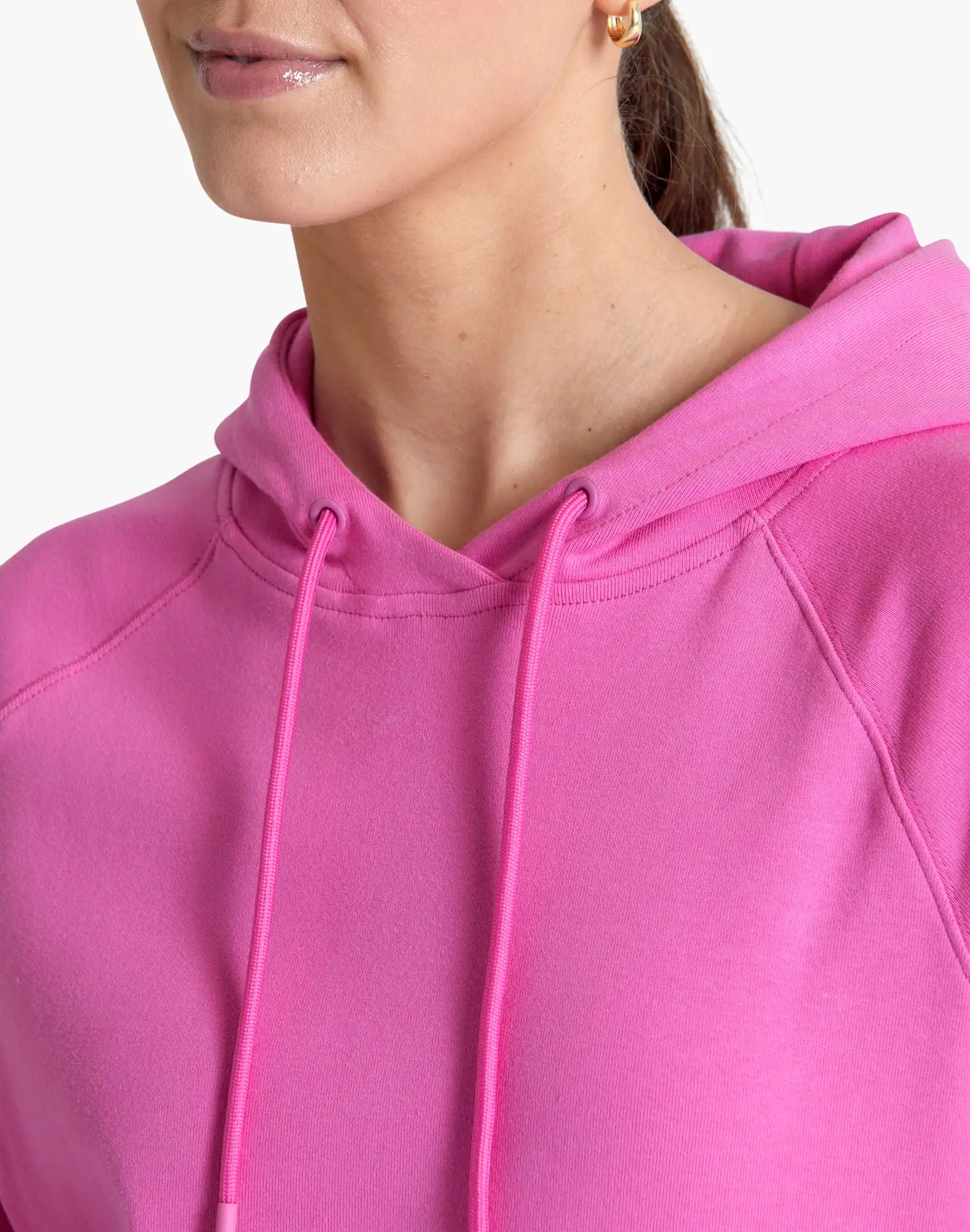 Gym+Coffee Essential Hoodie (Womens) - Empower Pink