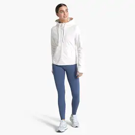 Gym+Coffee Essential Zip Hoodie (Womens) - Ivory White