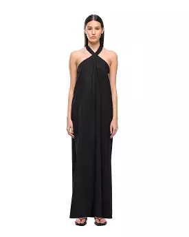 HALTER DRESS - BLACK