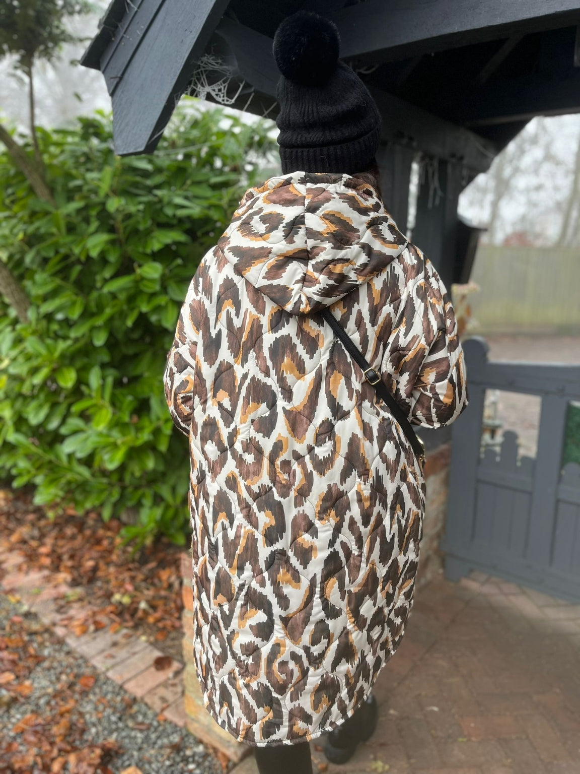 Hi-Lo Animal Print Coat Roxie