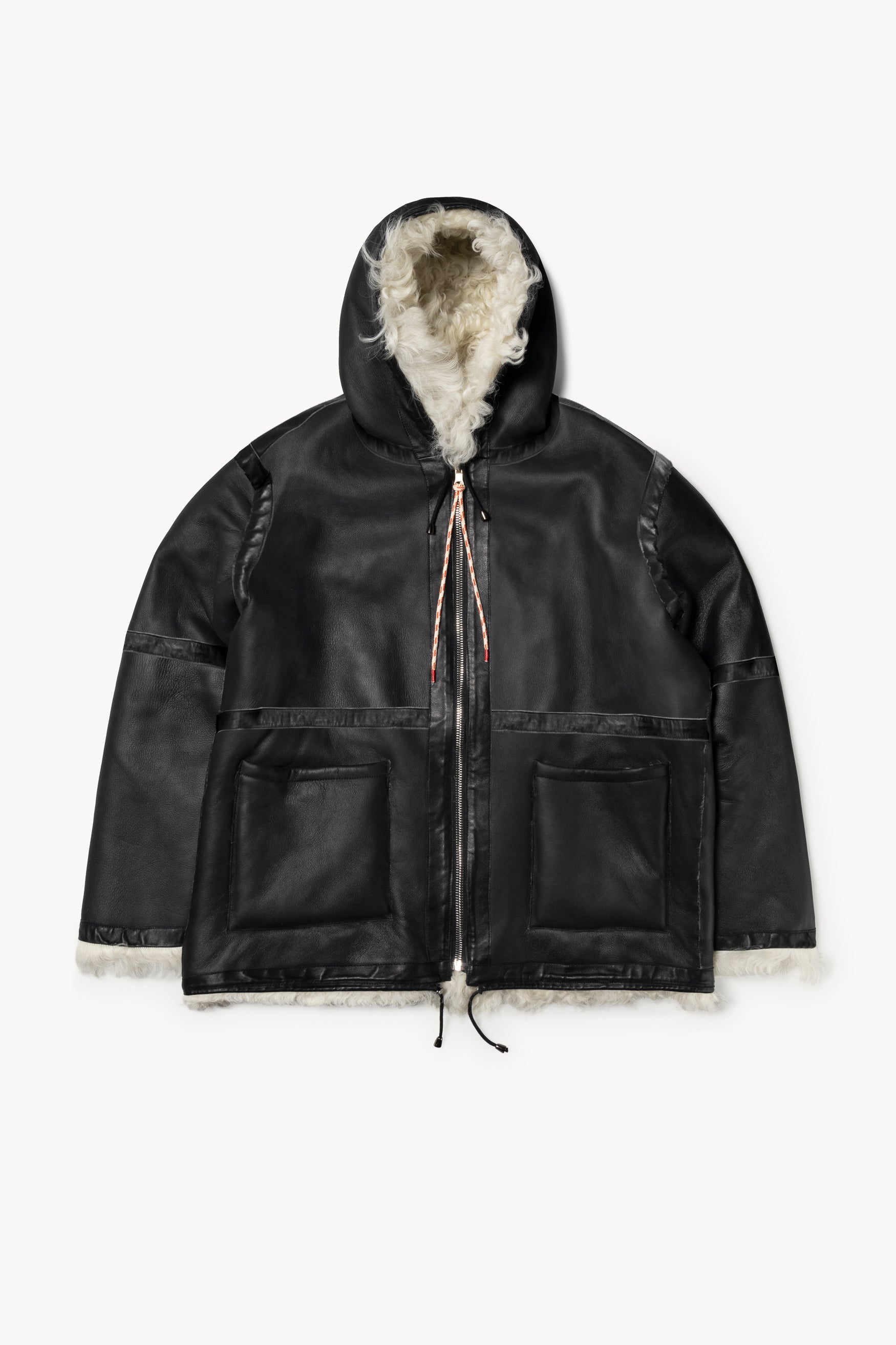 Hooded Sheepskin Jacket