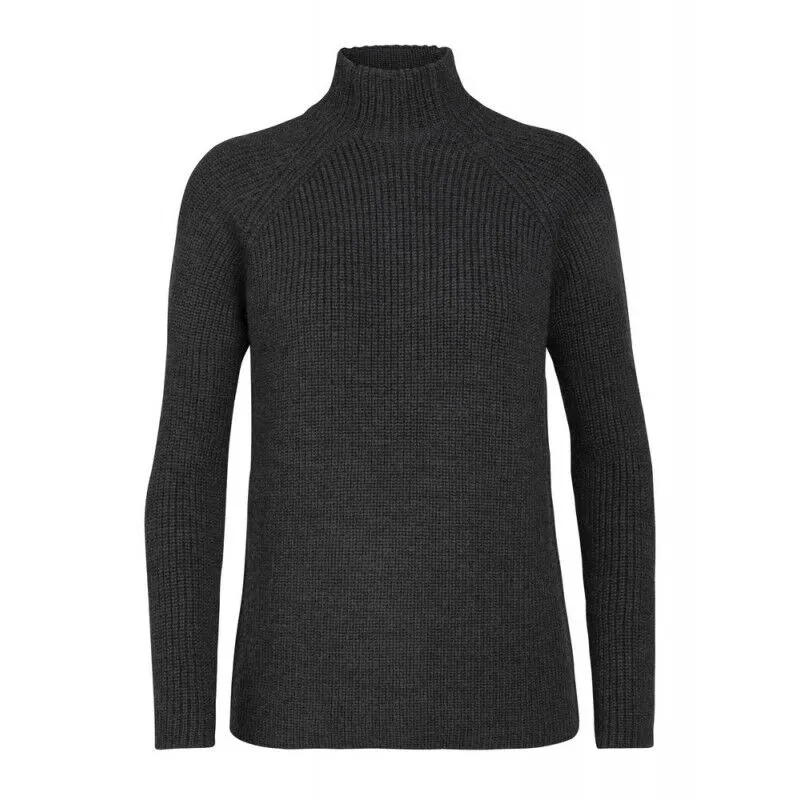 icebreaker  Wmns Hillock Funnel Neck Sweater - Pullover in lana merino - Donna