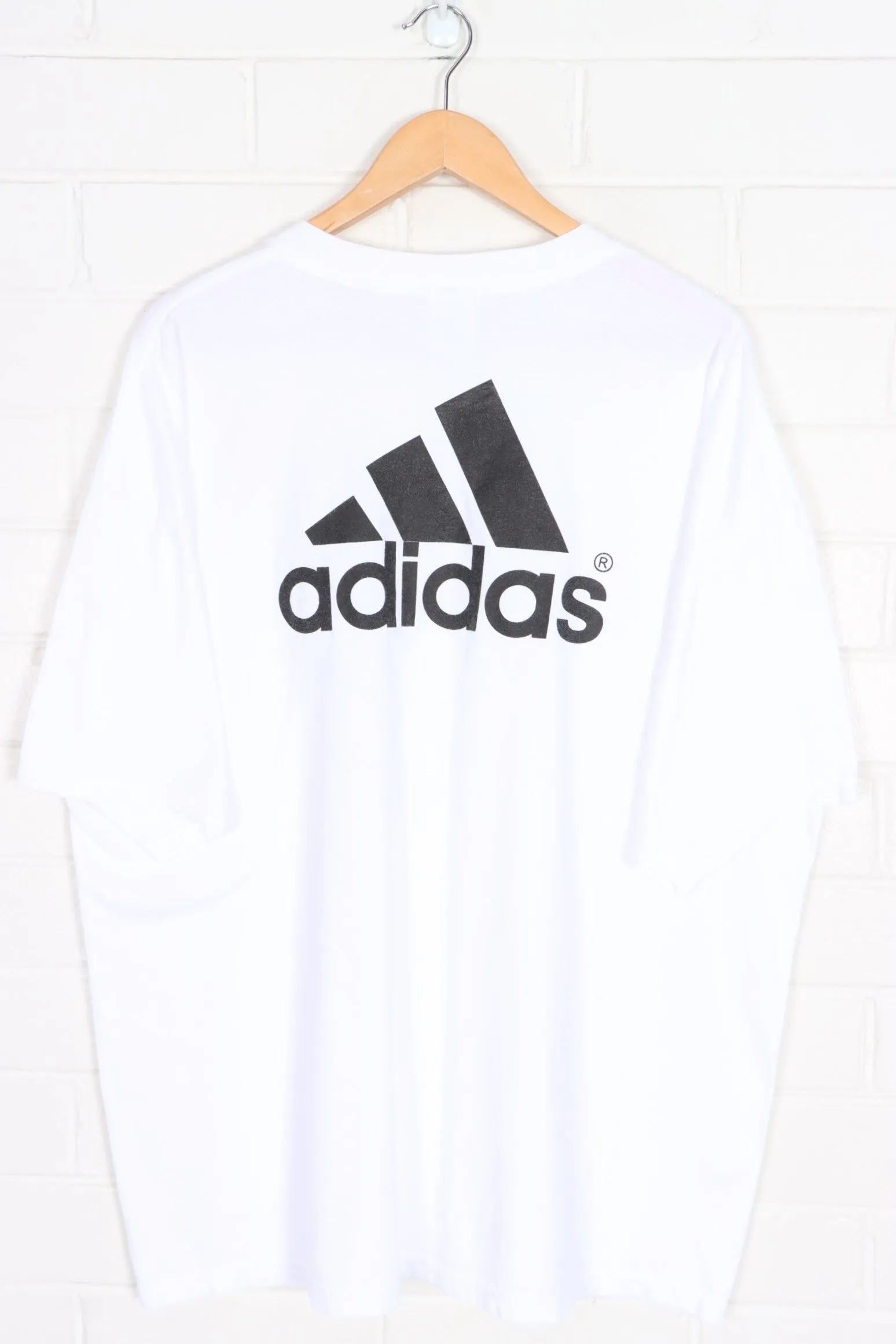 Iowa Barnstormers Basketball ADIDAS Big Logo Front Back T-Shirt (2XL)