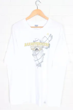 Iowa Barnstormers Basketball ADIDAS Big Logo Front Back T-Shirt (2XL)