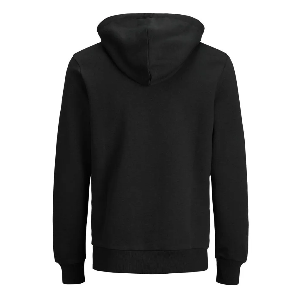 Jack & Jones Retro Logo Hooded Sweatshirts Black