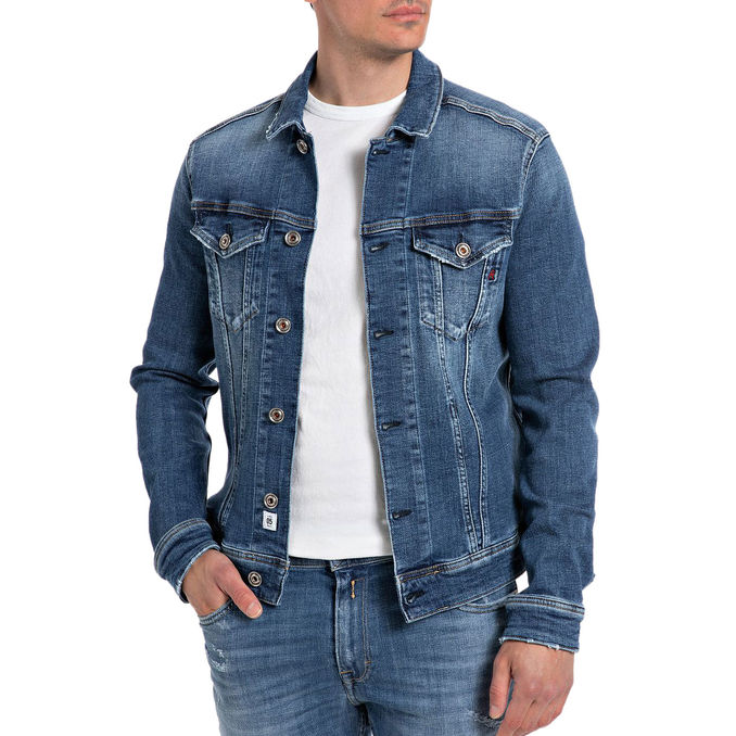 JACKET IN POWER Man Medium Blue 