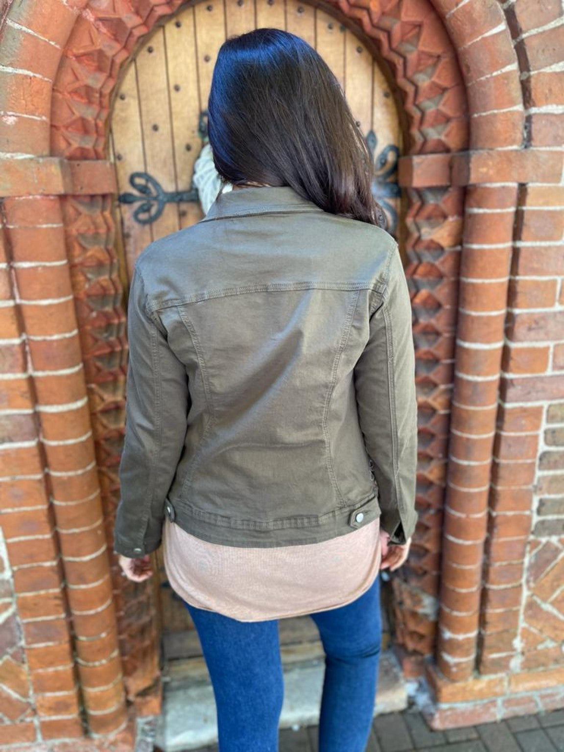 Khaki Denim Jacket