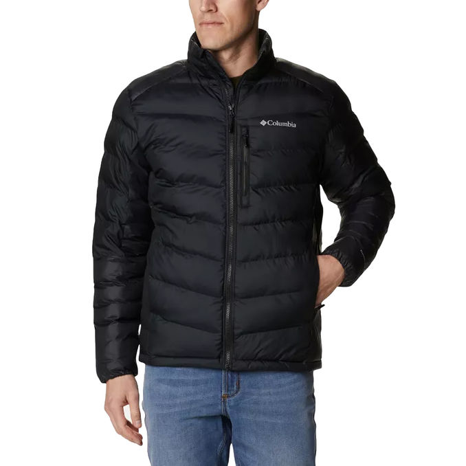 LABYRINTH LOOP HIGH NECK DOWN JACKET Man Black