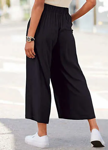 LASCANA Elasticated Waist Culottes | Grattan