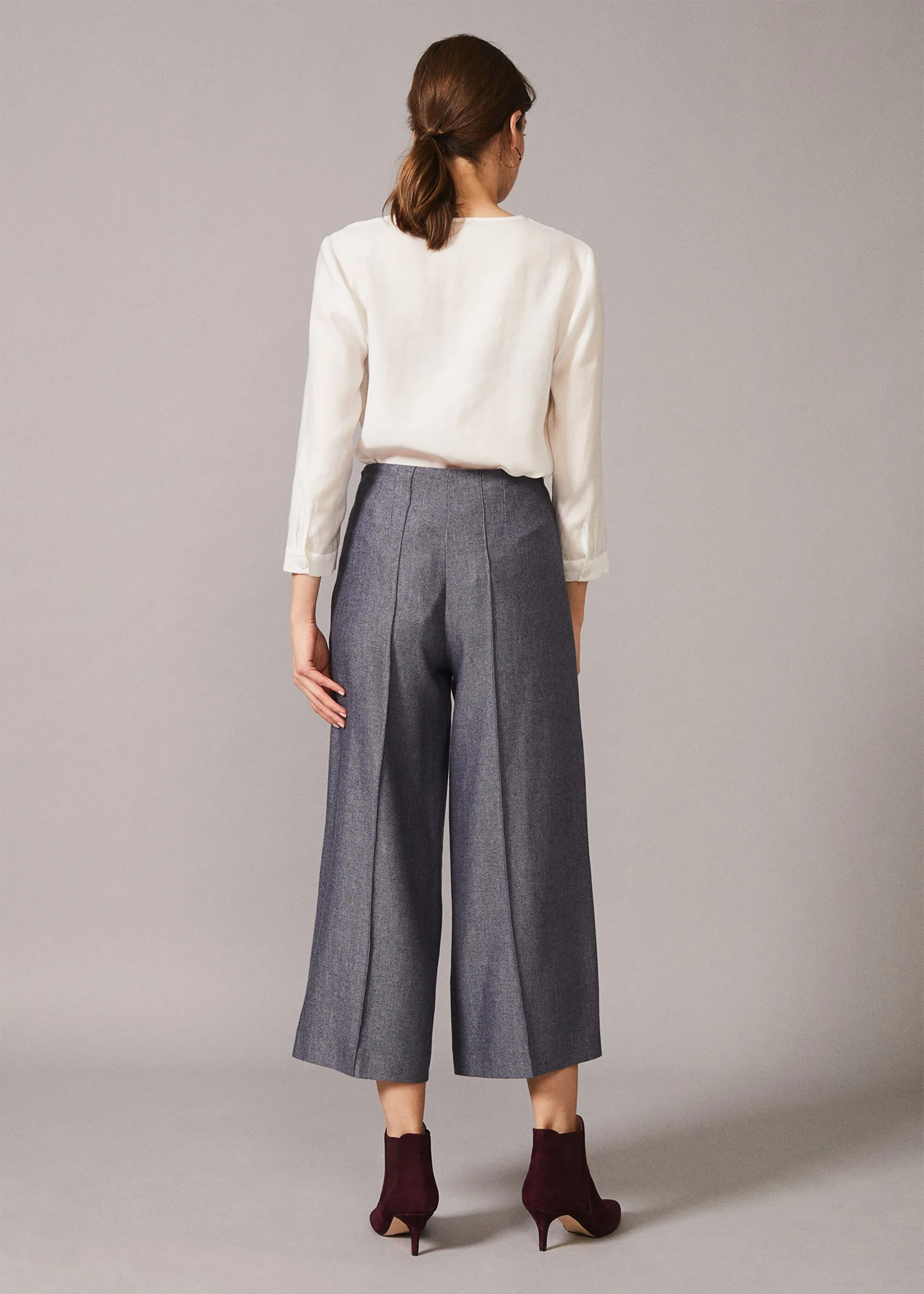 Lenka Herringbone Culottes