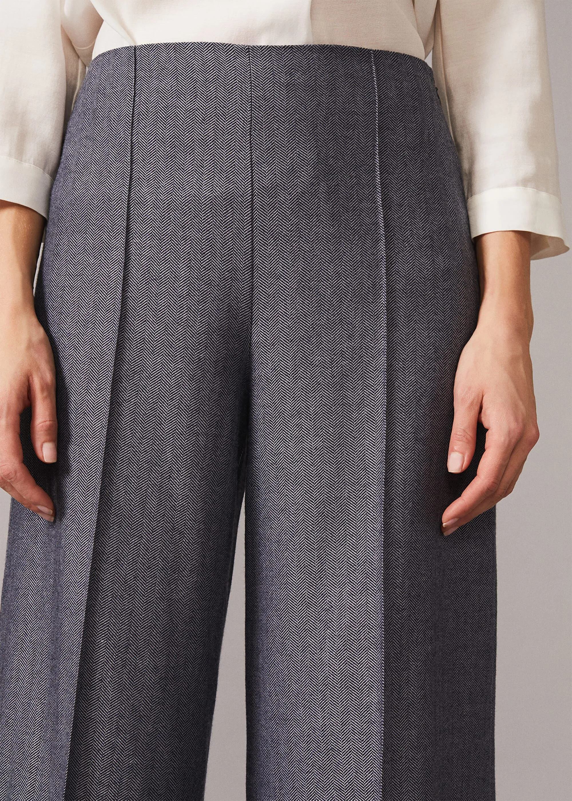 Lenka Herringbone Culottes