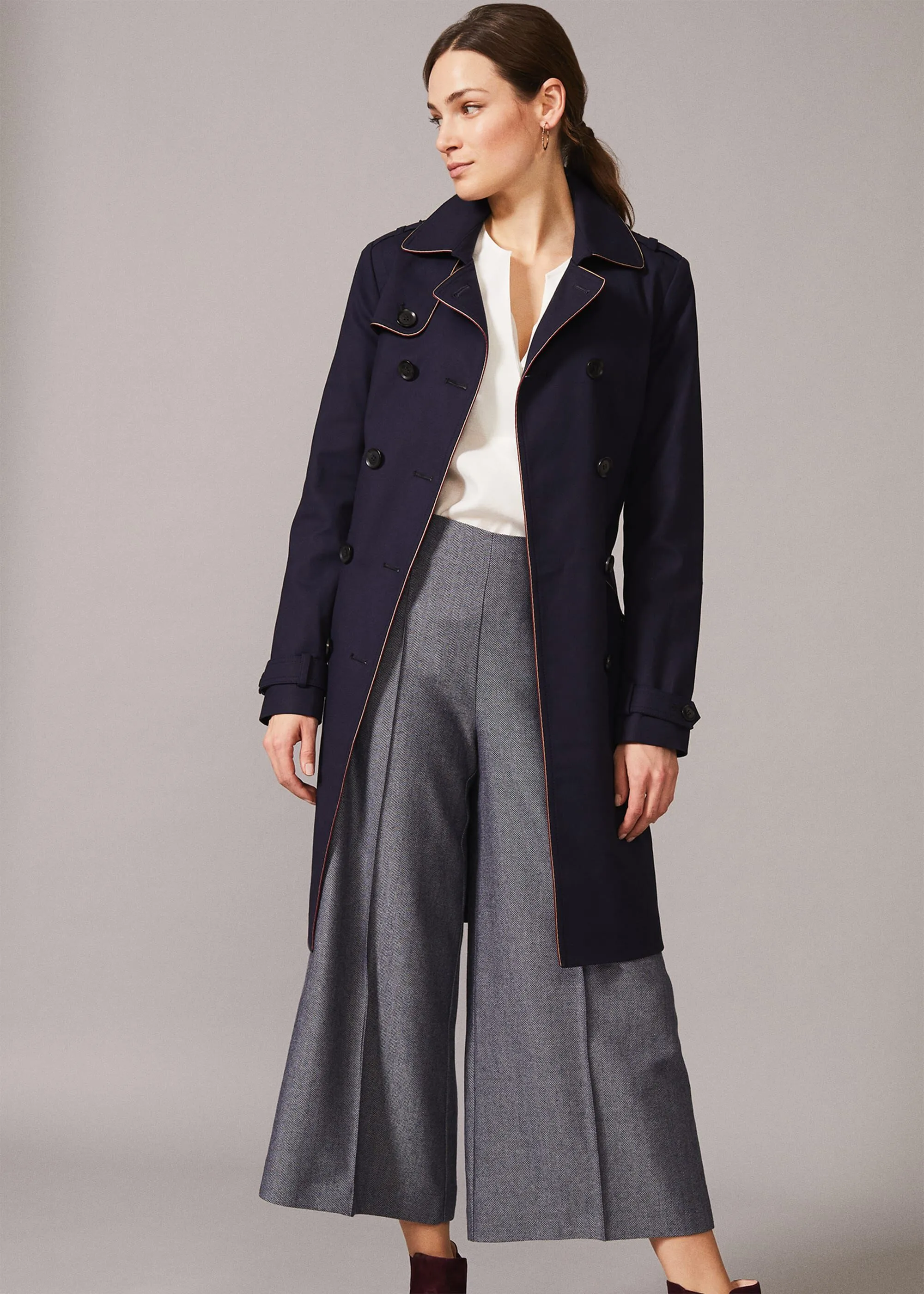 Lenka Herringbone Culottes