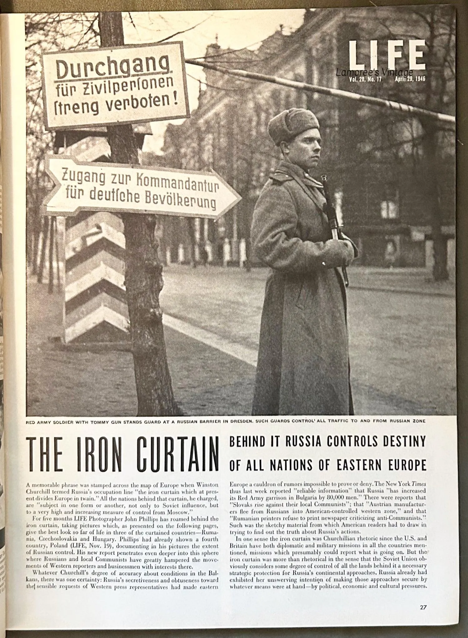 Life Magazine, April 29, 1946