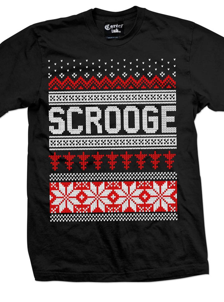 Men's Scrooge Ugly Christmas Sweater Tee