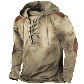 Men's Training Color Block Hoodie Shirt