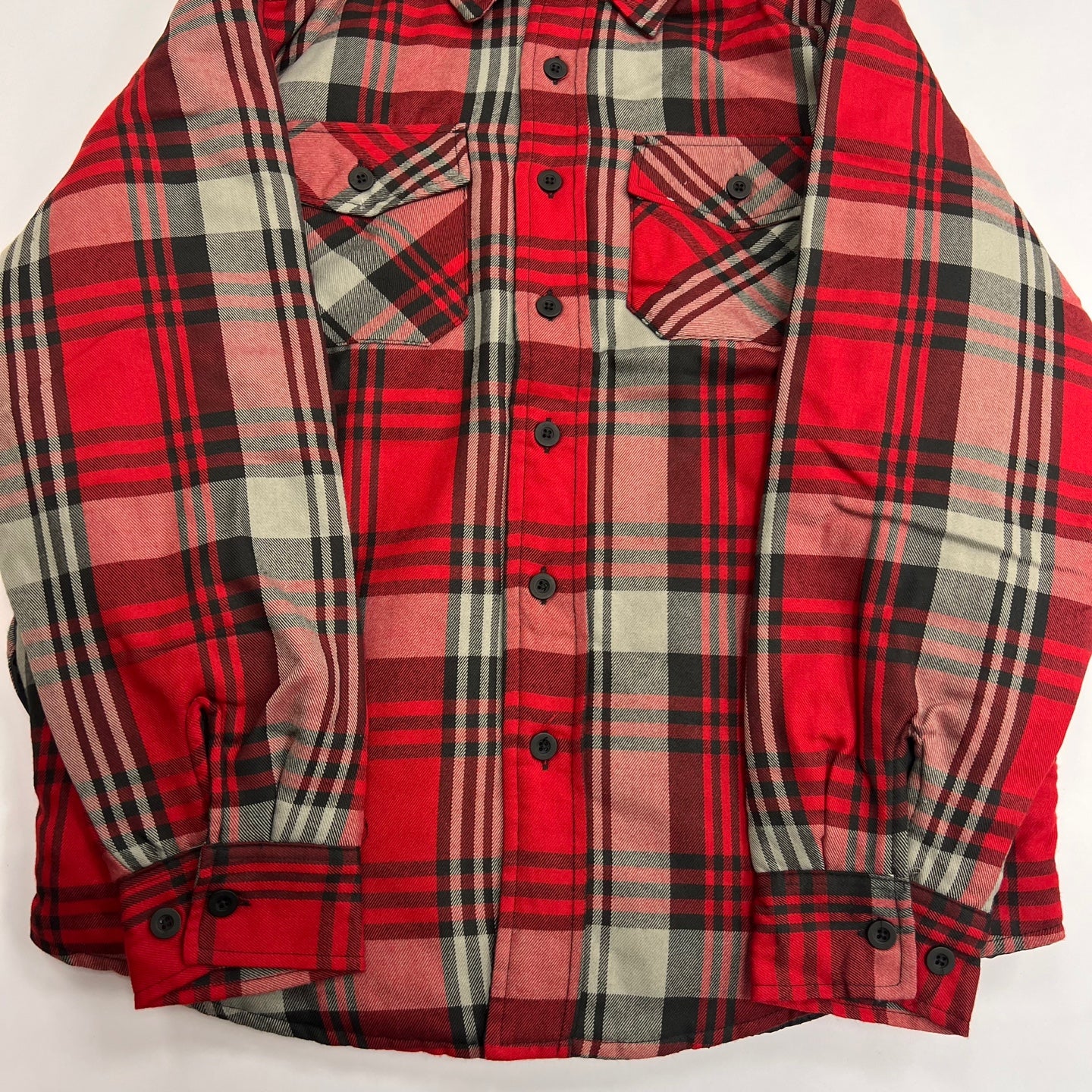 Men's Winter Hooded Quilt Plaid Jacket