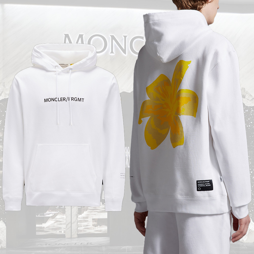 MONCLER  |Floral Motif Hoodie